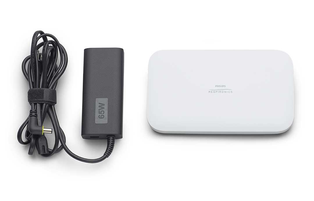 eine Powerbank und eine Batterie