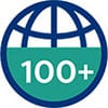 100+ Länder, in denen Philips tätig ist