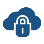 ein blaues Schloss und eine blaue Wolke