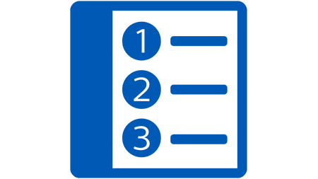 Icône de liste de tâches