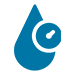 Abbildung eines Bluttröpfchens mit Blutdrucksymbol