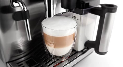 La technologie brevetée Latte Perfetto de Saeco est lancée en 2012