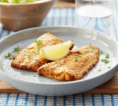 Panierte Fischfilets in der Heißluftfritteuse