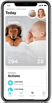 L'application Bébé+