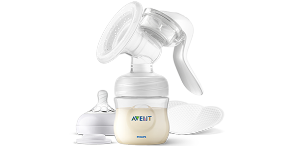 Philips Avent Kit spécial allaitement mixte - tire-lait manuel Natural  Motion, biberons sans BPA, coussinets d'allaitement, sac de transport