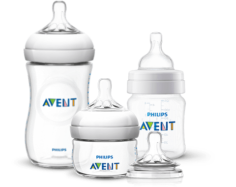 Gamme de biberons Philips Avent : biberons Natural anti-coliques avec tétine