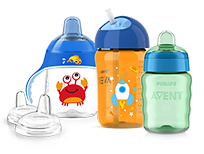 Gamme de tasses anti-fuites pour enfants Philips Avent