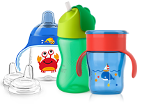 Gamme de tasses anti-fuites pour enfants Philips Avent