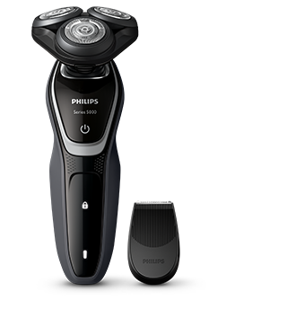 <b>Shaver Series 5000</b><br/>Quick &<br/> complètement