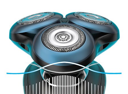 Le capteur de densité de barbe BeardAdapt du rasoir Philips Series 7000