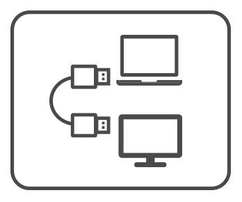 Moniteurs avec station d'accueil USB-C 