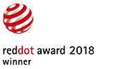 Logo für "Red Dot Award 2018-Gewinner"