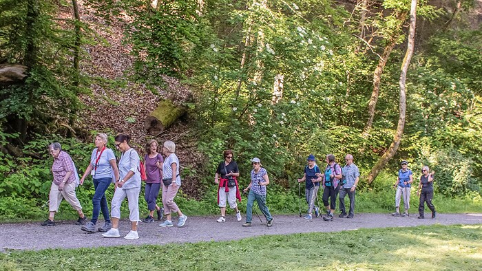 Gemeinsam Spazierwandern tut Körper und Seele gut