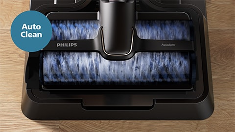 Kabelloser Philips AquaTrio Nass- und Trockensauger 9000 Series, hygienisches automatisches Reinigungssystem