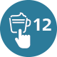 Symbol für LatteGo Milchsystem