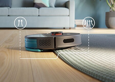 Vibrationswischer entfernt schonend und dennoch wirksam Fußabdrücke, XV7100