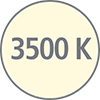 Symbol für 3.500 Kelvin Farbtemperatur