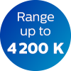 Range up to 4 200 K icon