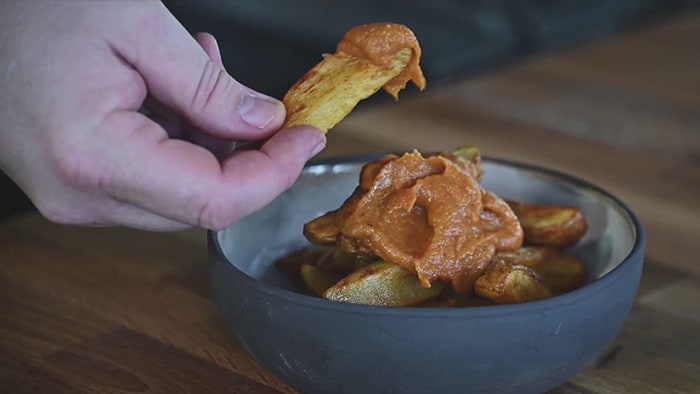 Ketchup ohne Zucker mit dem Airfryer zubereitet