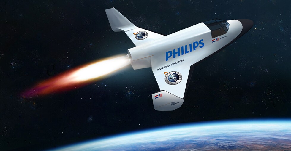 Philips et XCOR unissent leurs efforts pour vous permettre de voyager dans l'espace
