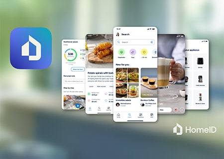 Philips NutriU app, smart app for recipes