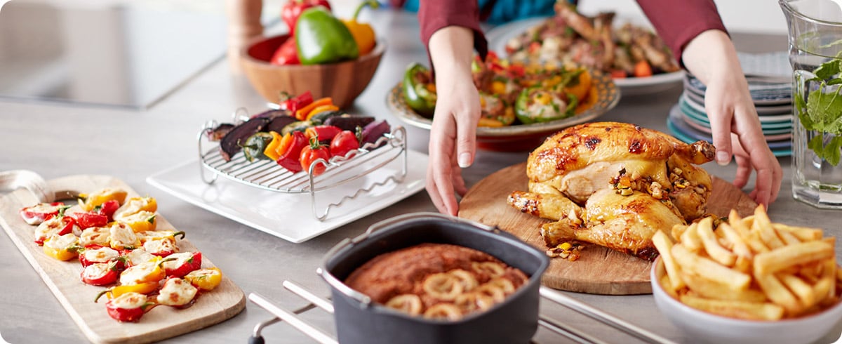 Moule de cuisson en Siliconen pour friteuse à air chaud, 4 pièces