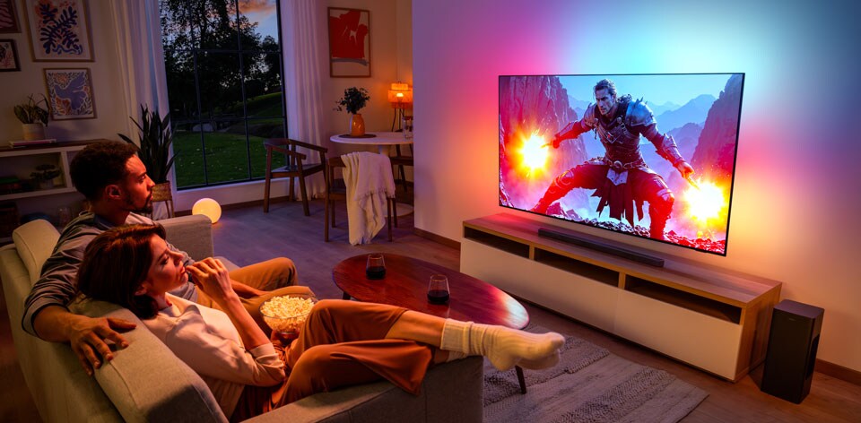 Filme sind auf den Ambilight-Fernsehern verfügbar