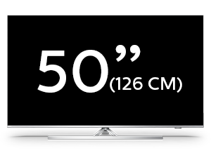 127 cm (50") Philips 4K UHD LED Android TV der Performance Serie
