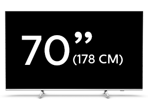 178 cm (70") Philips 4K UHD LED Android TV der Performance Serie