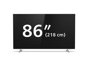 217 cm (86") Philips 4K UHD LED Android TV der Performance Serie