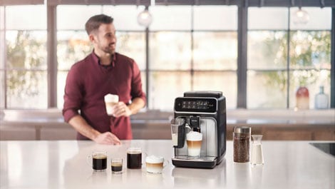 Un large choix de spécialités de café en toute simplicité: les séries 3200 et 2200 de Philips 