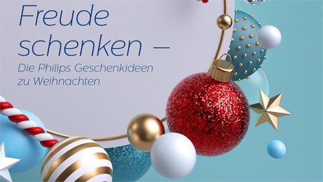 Freude schenken – Die Philips Geschenkideen zu Weihnachten