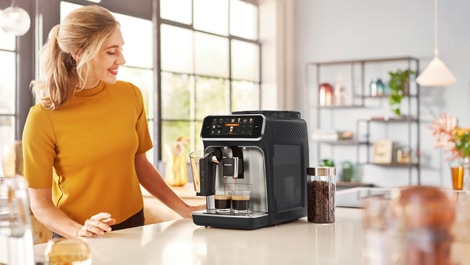 Machine à café série 5400 de Philips: un maximum de saveur et de douceur avec la carafe à lait LatteGo