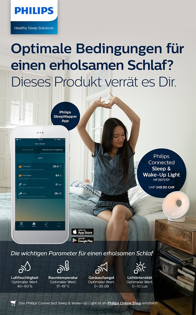 Philips connected sleep and wake up light