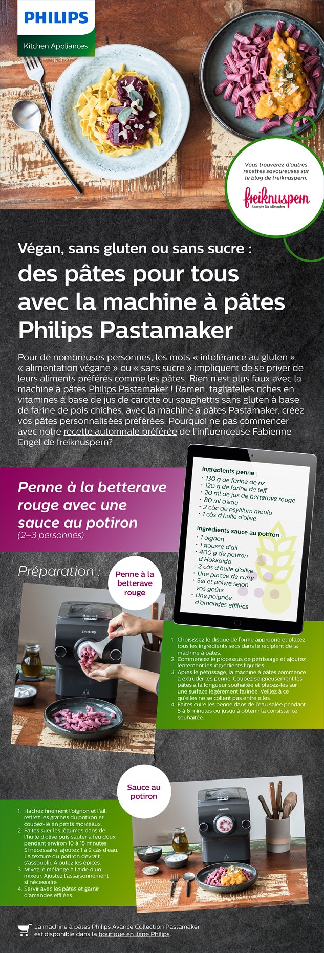 Philips Themensheet Pastamaker