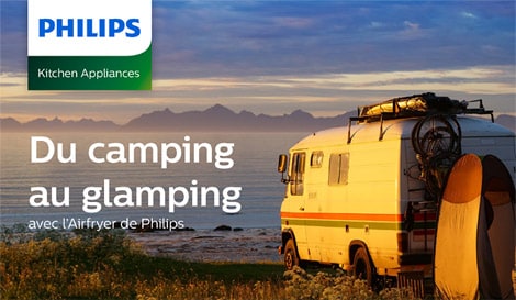 philips themensheet von camping zu glamping mit dem philips airfryer