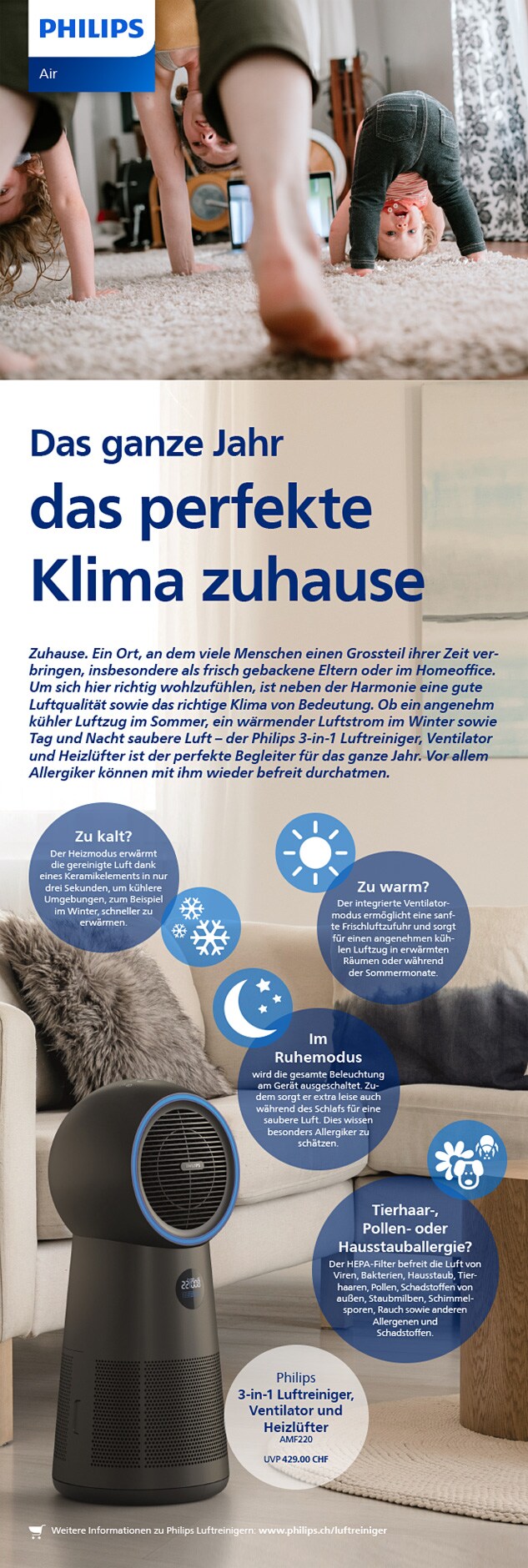 Themensheet - Das ganze Jahr das perfektet Klima zuhause