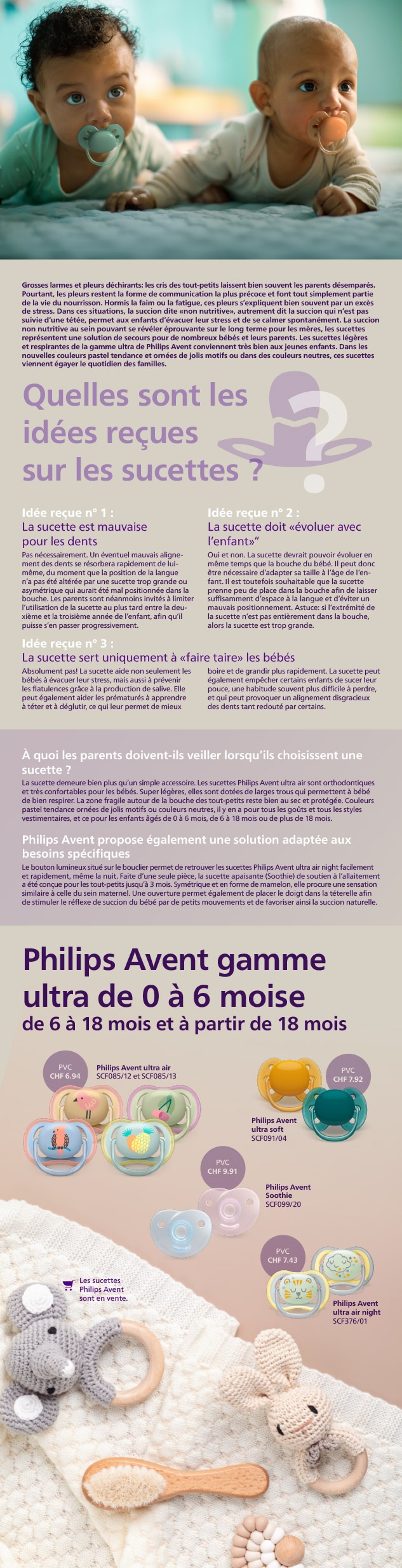 Philips DA Themensheet - Philips Avent Schnuller download pdf