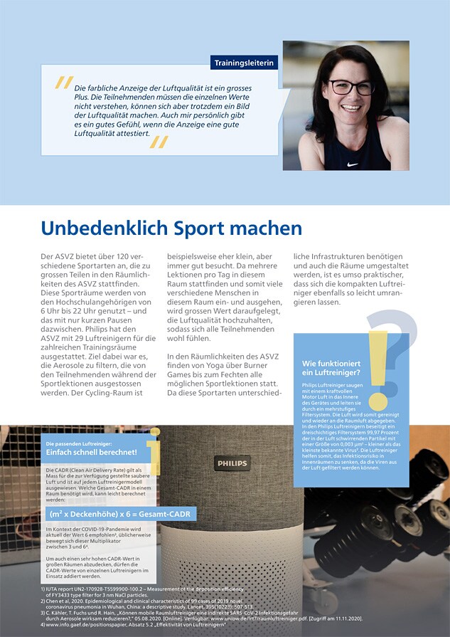 Philips Themensheet Sorgenfreie Sportlektionen - Seite3
