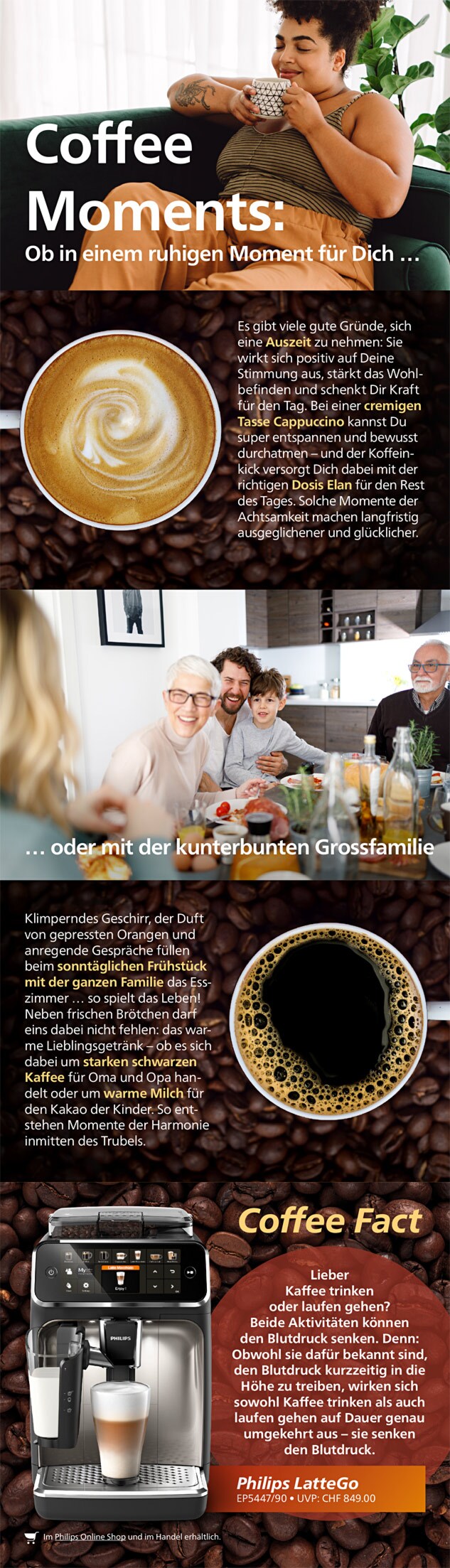 Philips Themensheet Coffee Moments