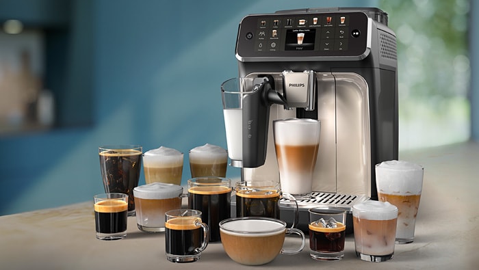 Heiss oder kalt: die einfachste Art, Kaffeespezialitäten zu geniessen – Der neue Philips Kaffeevollautomat 5500 Series mit LatteGo Milchsystem