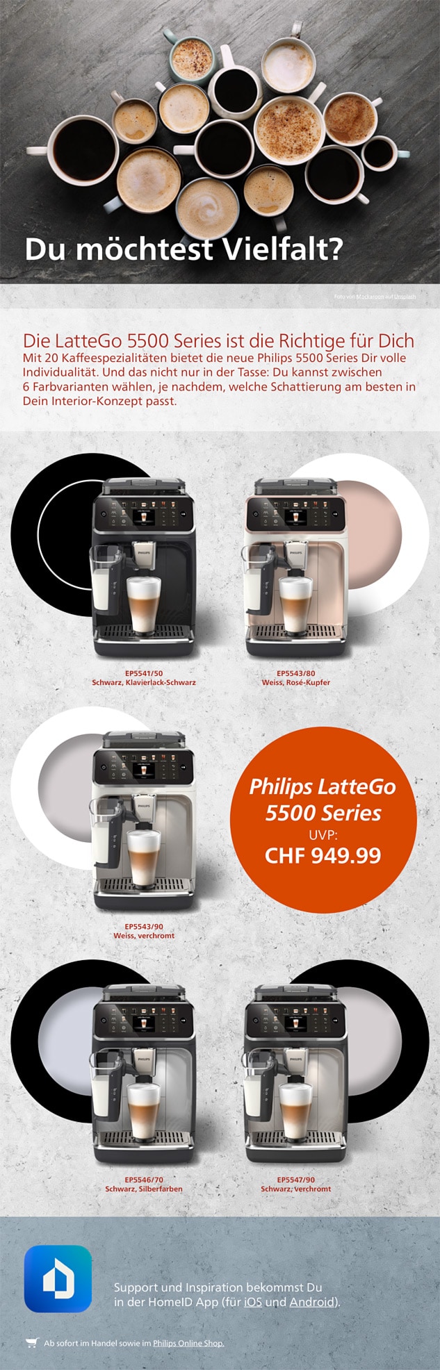 Themensheet Philips LatteGo 5500 Series