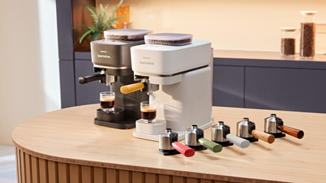 Philips Baristina Serie und Siebtr&auml;ger