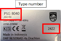 Wo finde ich die Typennummer