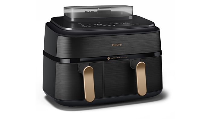 Philips Steam Airfryer 5000 Series Dual Basket NA552/09 – Produktbild