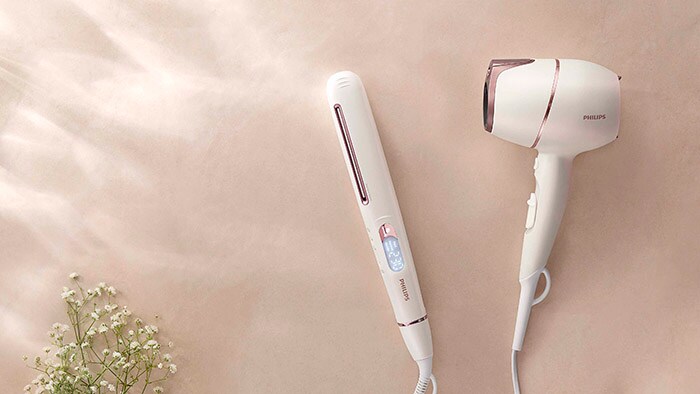 Le lisseur Prestige de Philips avec technologie SenseIQ